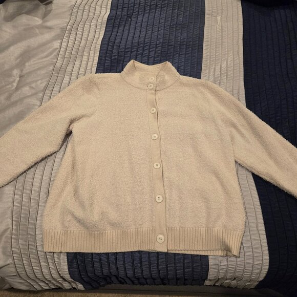 Cozy, Fuzzy Button Up Sweater - Picture 1 of 3